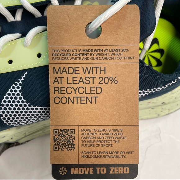 Nike Air Zoom Type Crater Mens Sz 10 Recycled Sneakers Lightweight Running Shoes - Picture 5 of 11